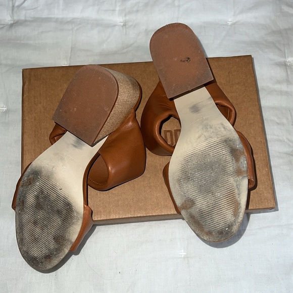 Steve Madden brown open heal sandal heal - Picture 5 of 6